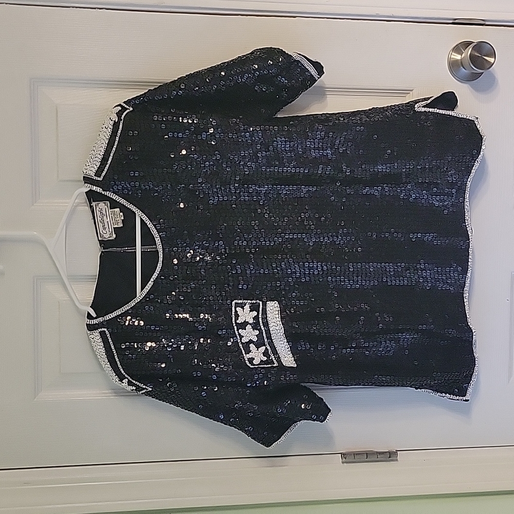 Candlelight beaded shirt